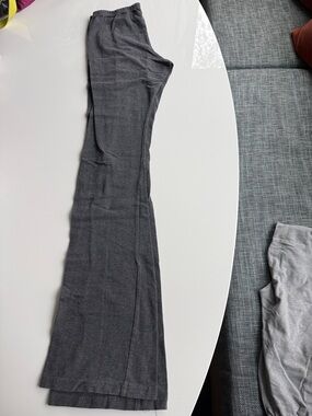 Brandy Melville Charcoal Gray Flare Pants